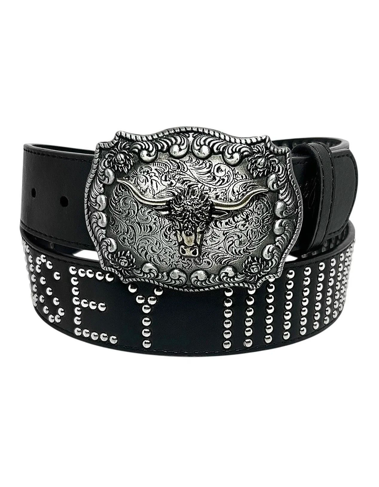 Loosey Interchangeable Buckle Belt - Black