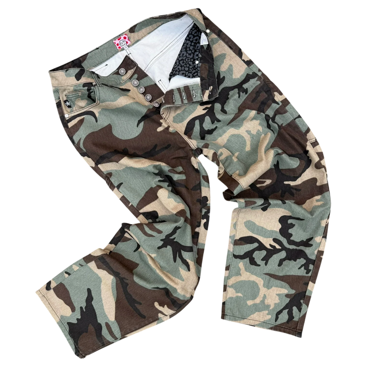 Star Team Carpenter Star Jeans - Blue Woodland Camo