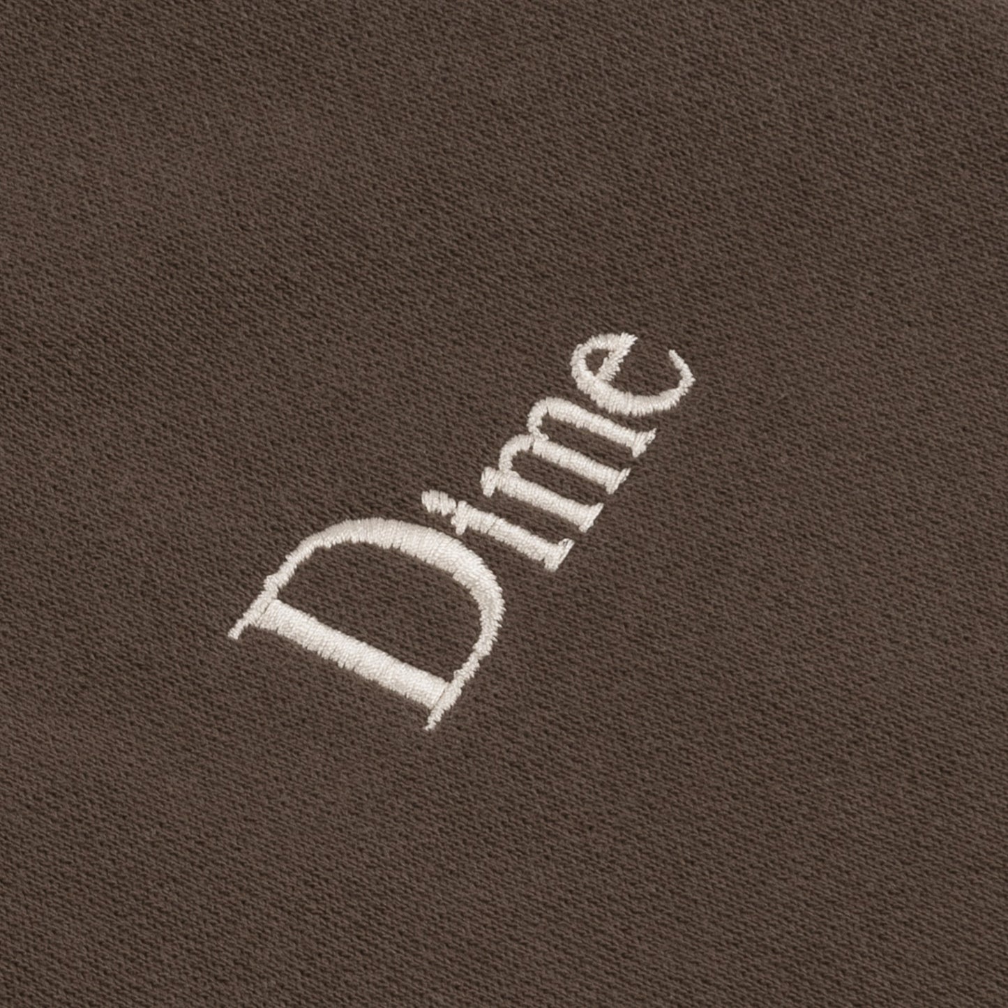 Dime Classic Small Logo Hoodie - Driftwood