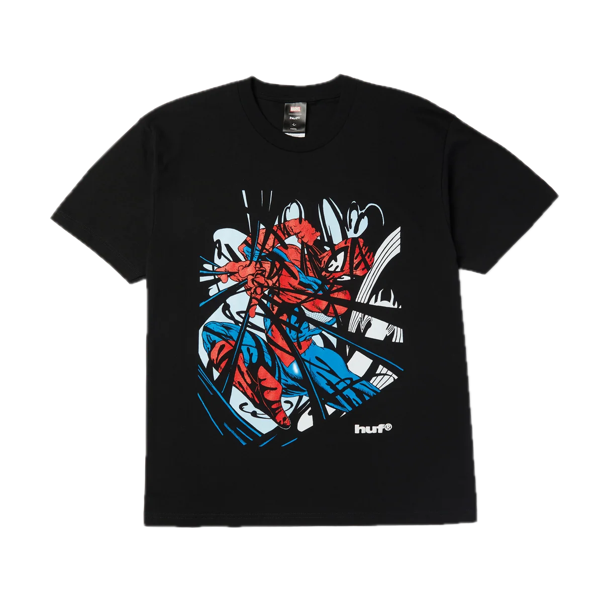 Huf X Spiderman Entangled Tee - Black