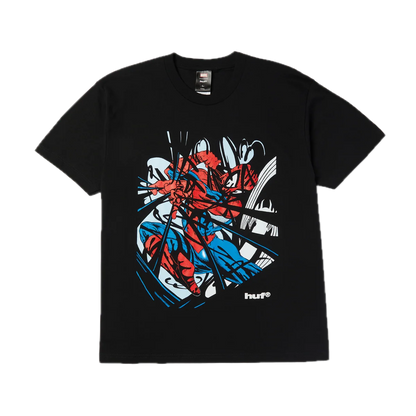 Huf X Spiderman Entangled Tee - Black