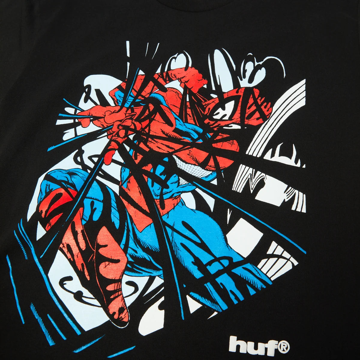 Huf X Spiderman Entangled Tee - Black