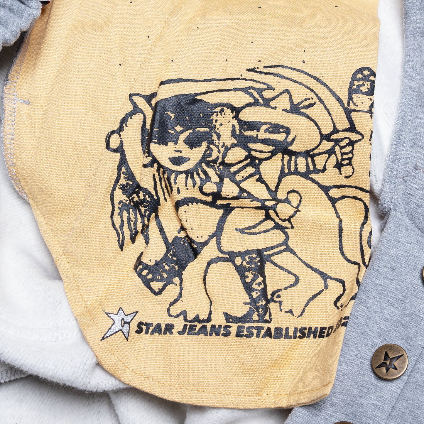 Carpet Company C-Star Buttonfly Sweatpants - Grey