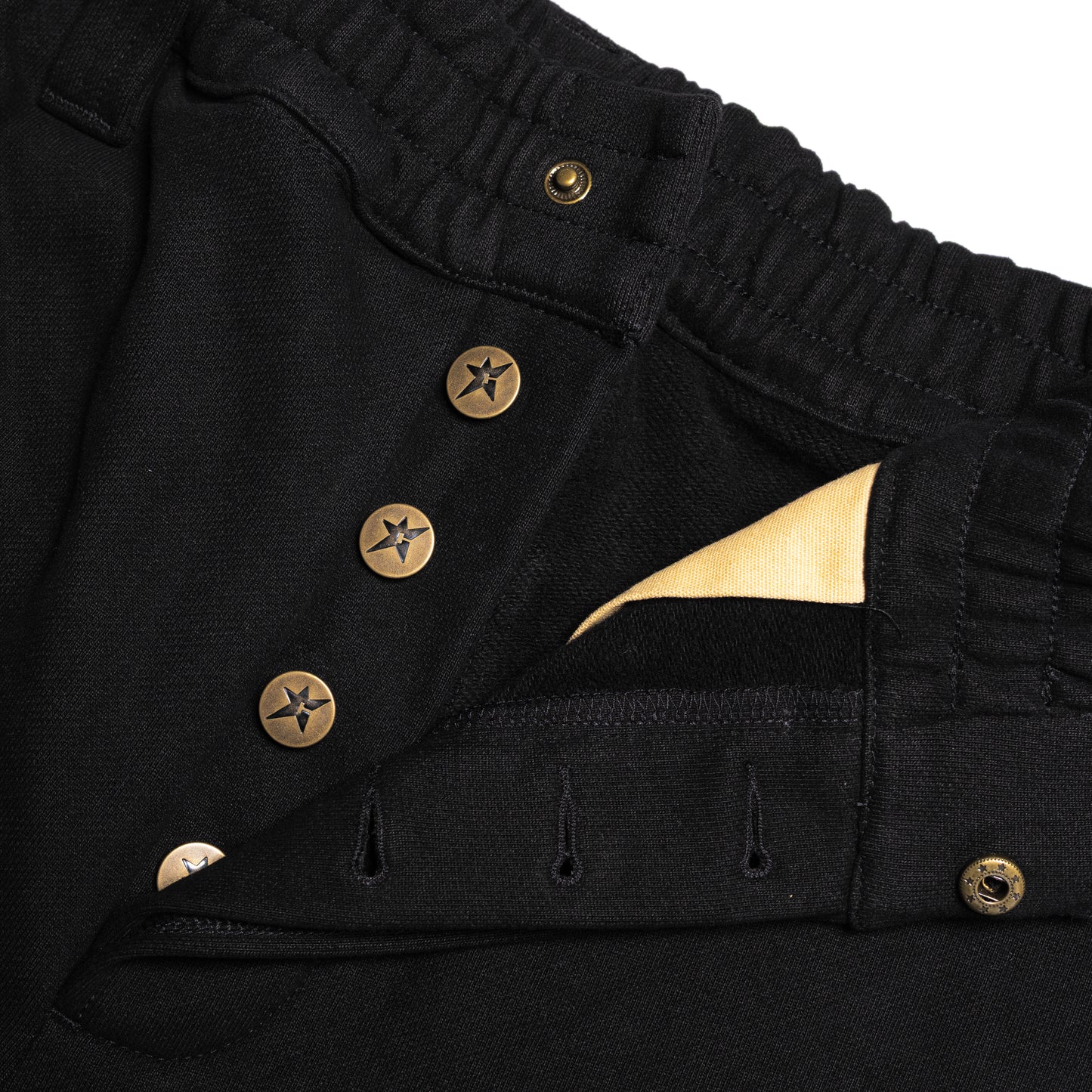 Carpet Company C-Star Buttonfly Sweatpants - Black