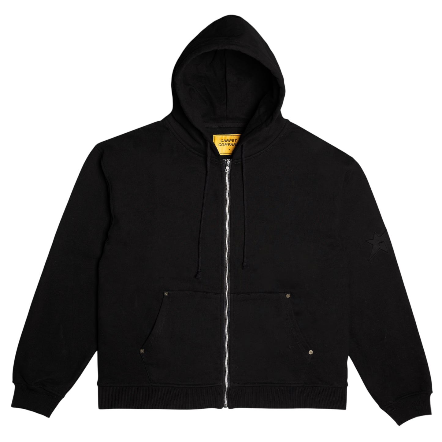 Carpet Company C-Star Embossed Hoodie - Black