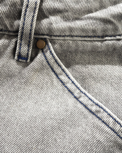 Butter Goods Encounter Denim Shorts - Washed Soft Grey
