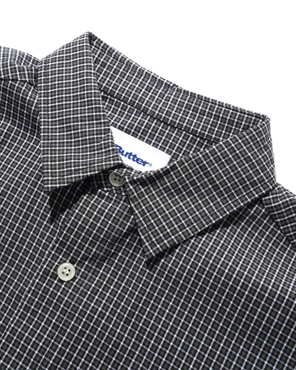 Butter Goods Equipment Button Up Shirt - Black/Grey