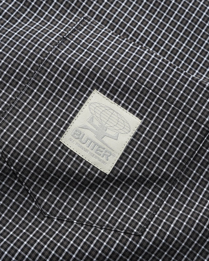Butter Goods Equipment Button Up Shirt - Black/Grey