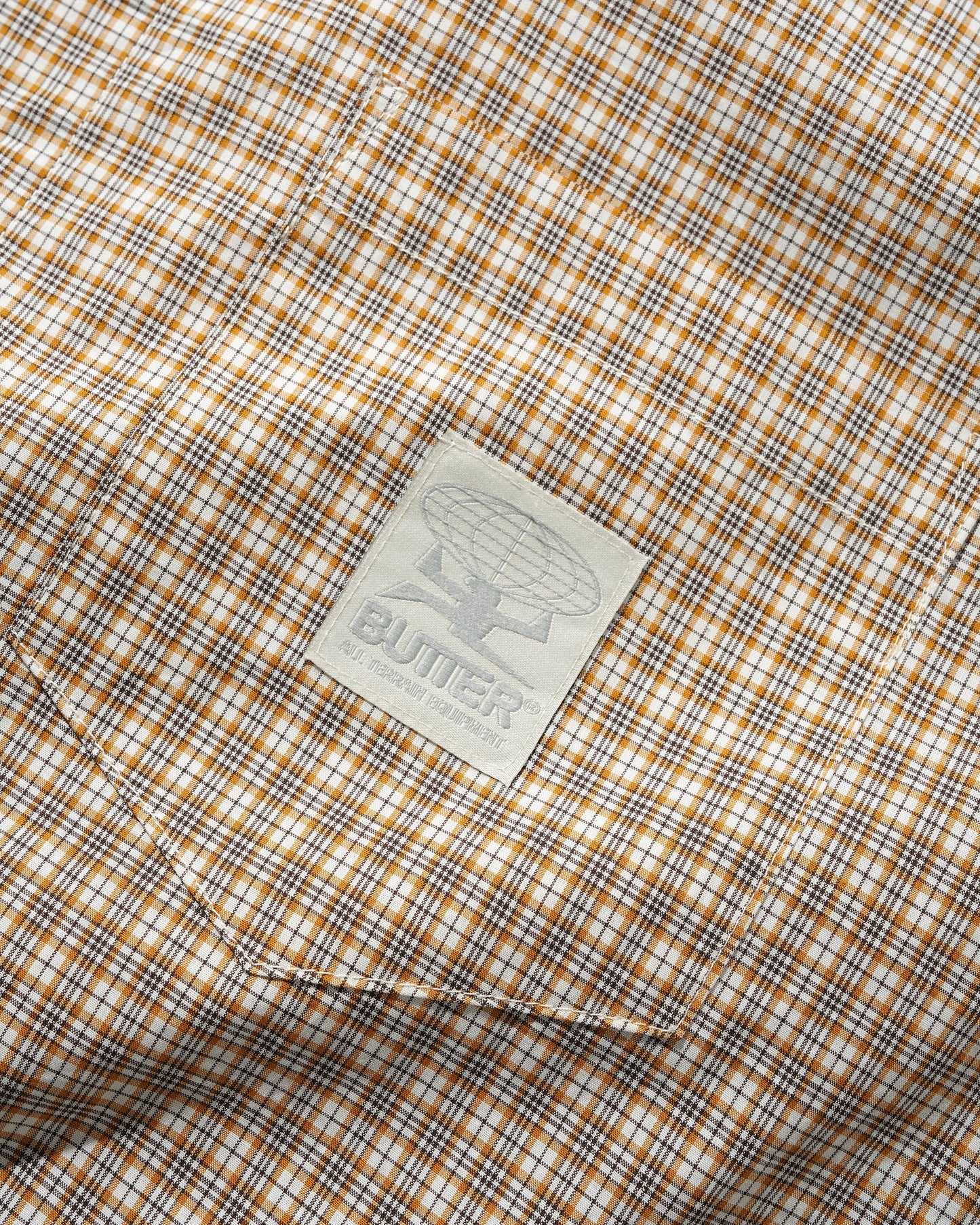 Butter Goods Equipment Button Up Shirt - Tan/Mustard