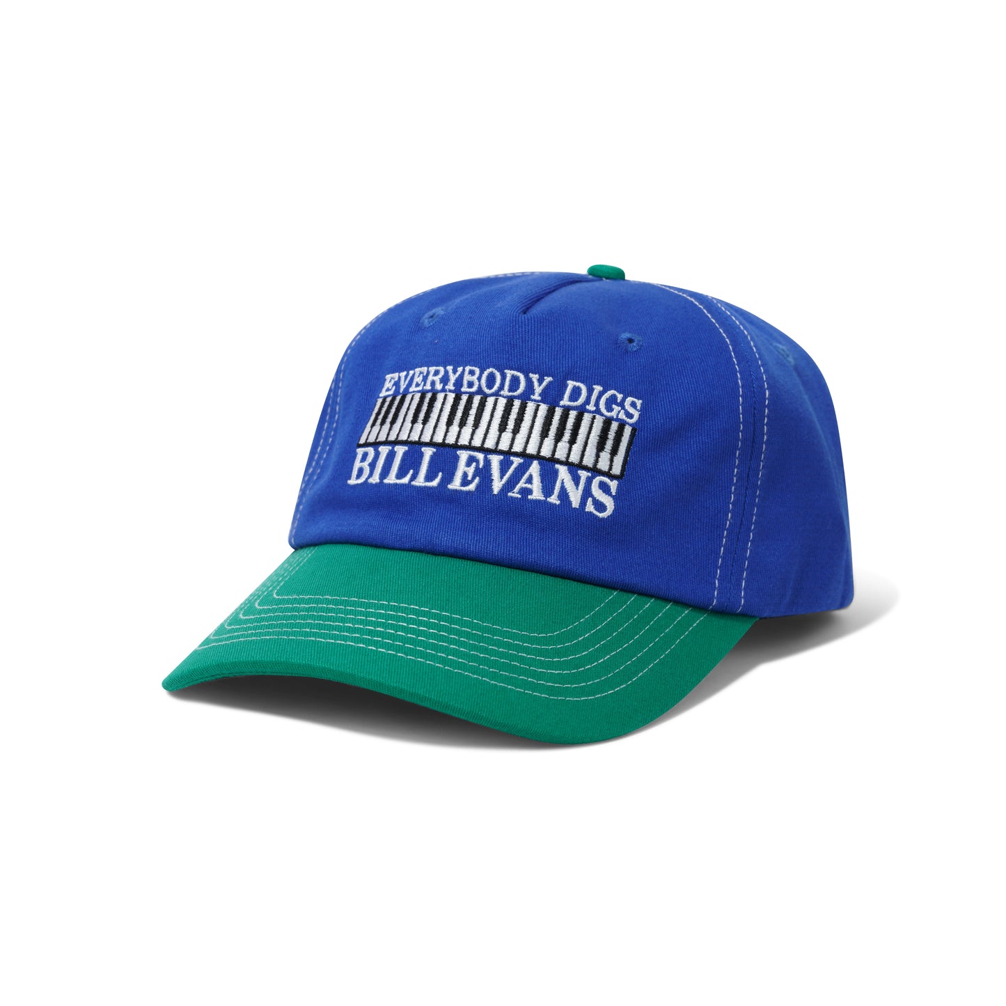 Butter Goods Everybody Digs 5 Panel Cap - Royal Blue/Kelly Green