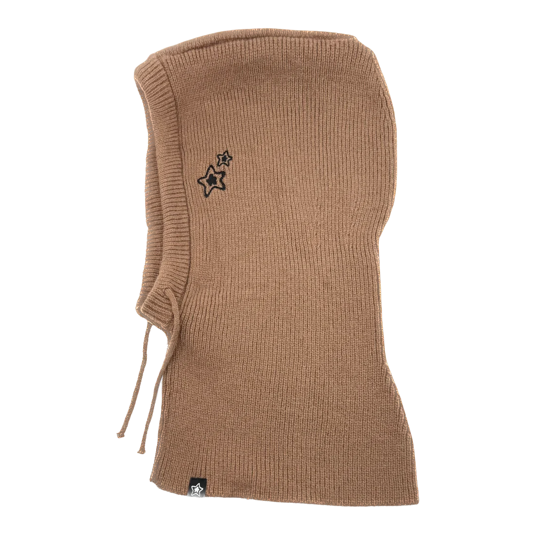 Star Team Knit Balaclava - Brown
