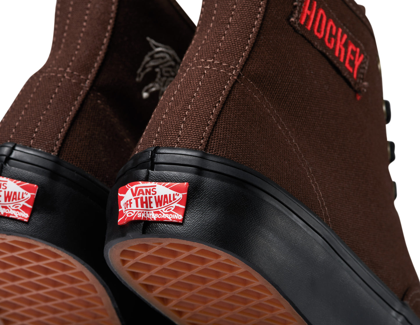 Vans X Hockey Skate Authentic High Andrew Allen - Brown