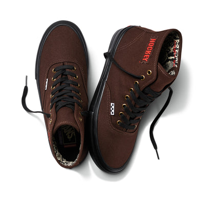 Vans X Hockey Skate Authentic High Andrew Allen - Brown