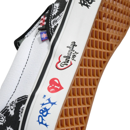 Vans X PUNKANDYO Skate Slip-On - Black/White