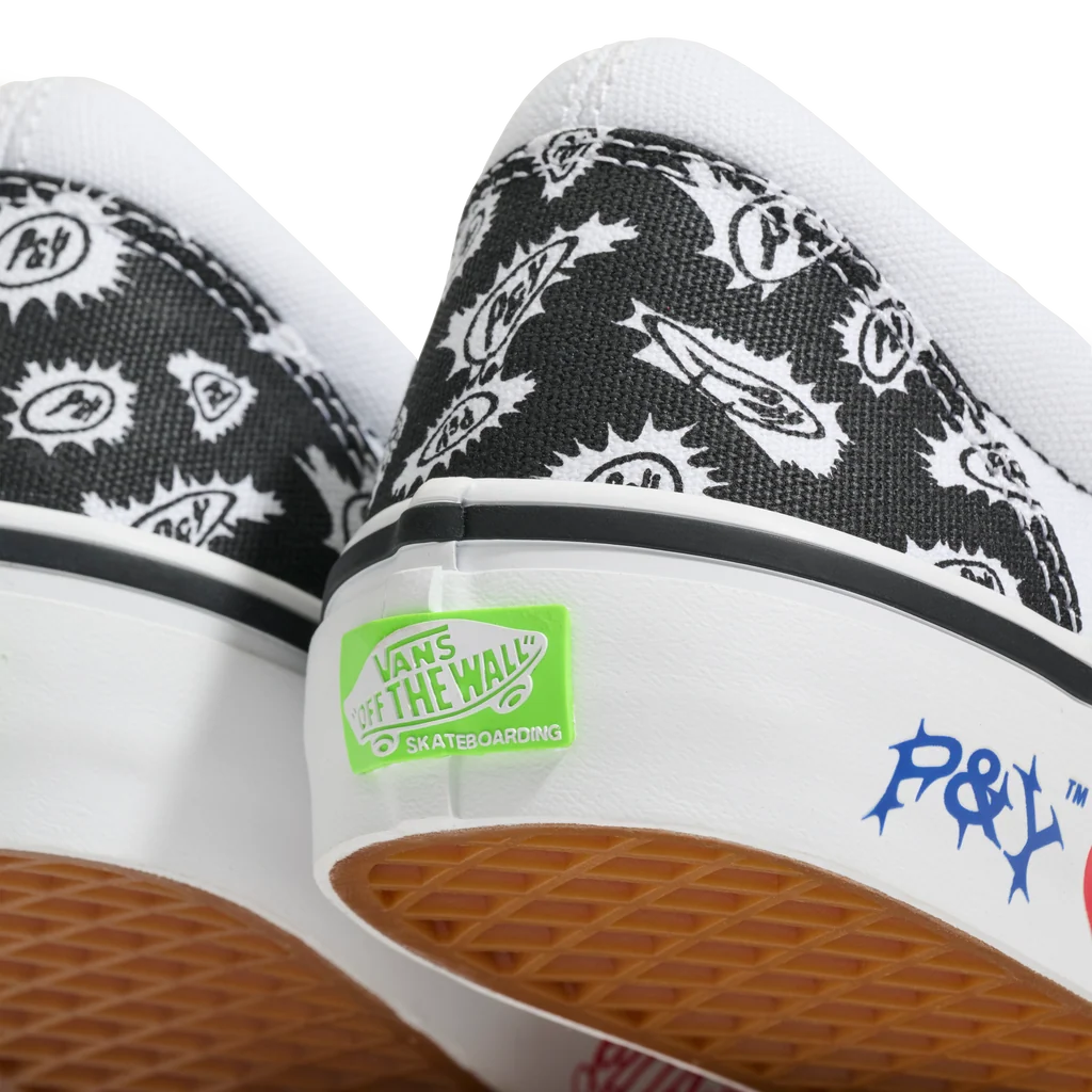 Vans X PUNKANDYO Skate Slip-On - Black/White
