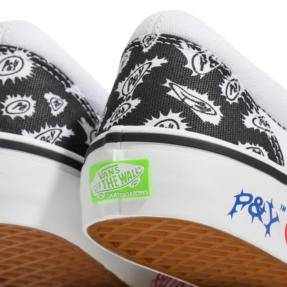 Vans X PUNKANDYO Skate Slip-On - Black/White