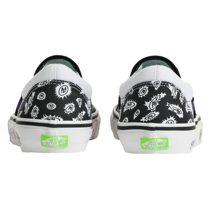 Vans X PUNKANDYO Skate Slip-On - Black/White