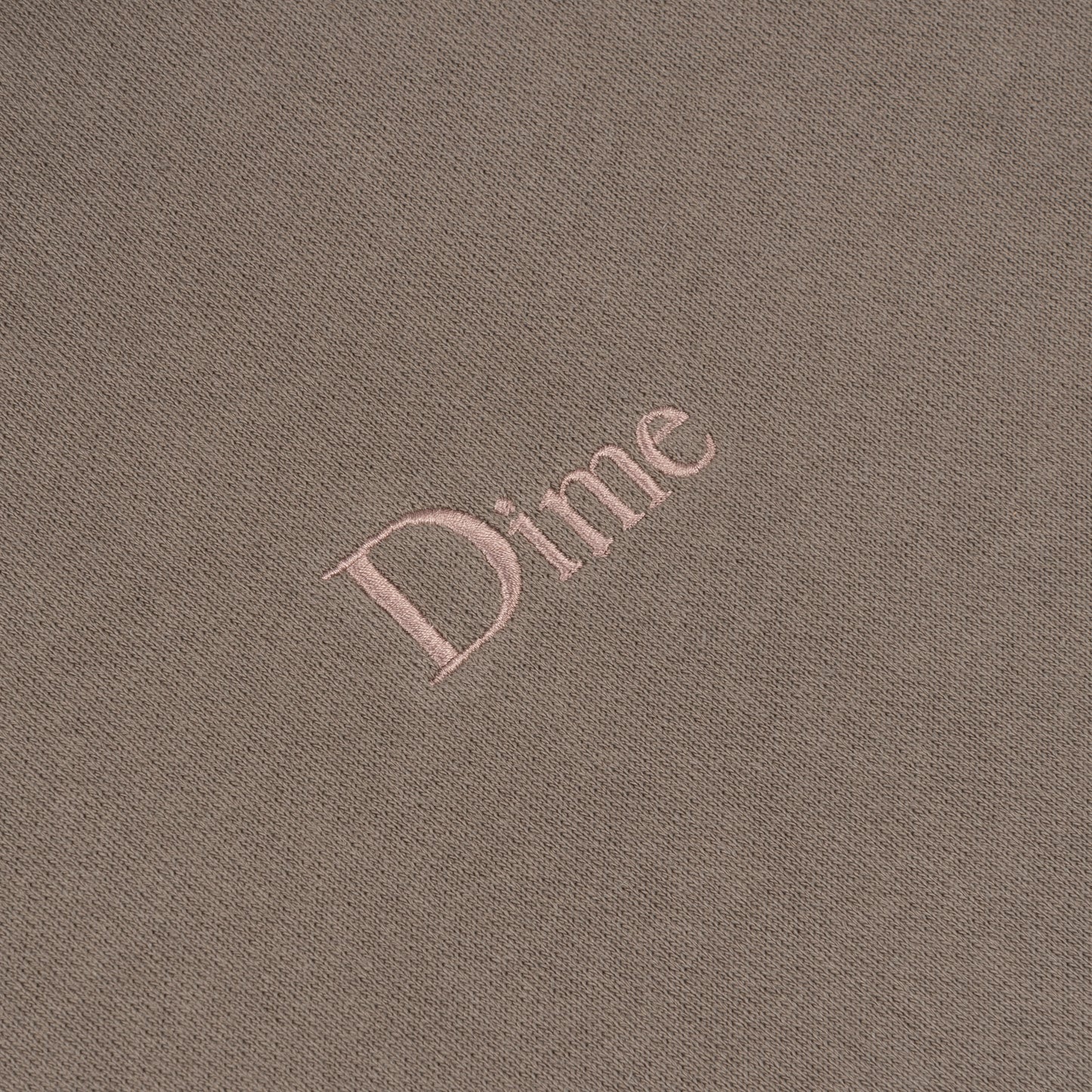 Dime Classic Small Logo Crewneck - Deep Sepia