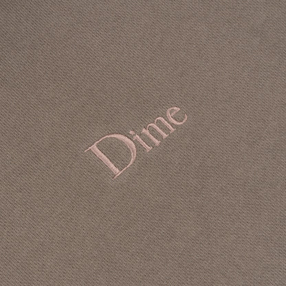 Dime Classic Small Logo Crewneck - Deep Sepia