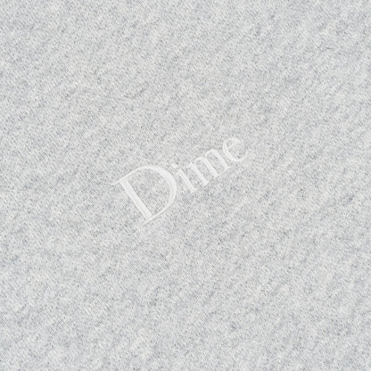 Dime Classic Small Logo Crewneck - Heather Gray