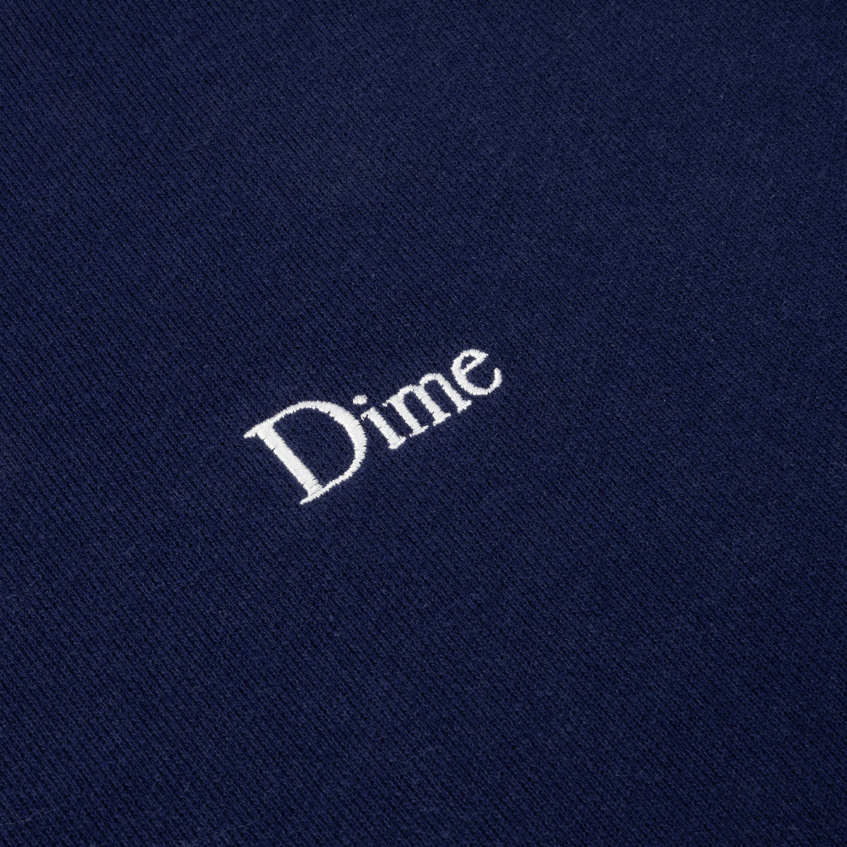 Dime Classic Logo Zip Hoodie - Navy