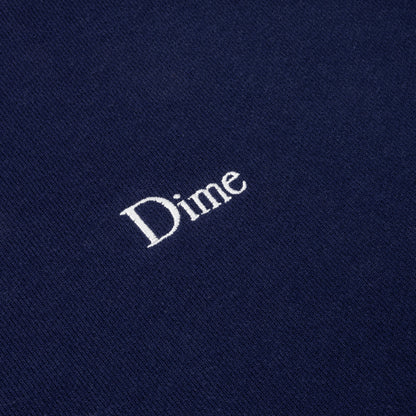 Dime Classic Logo Zip Hoodie - Navy
