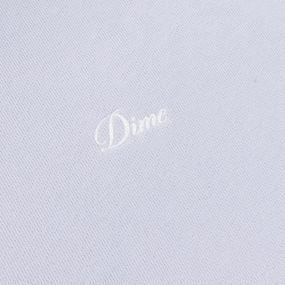 Dime Cursive Small Logo Hoodie - Gray Lavender