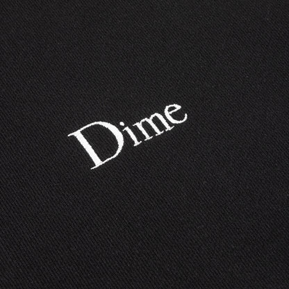 Dime Classic Small Logo Zip Hoodie - Black