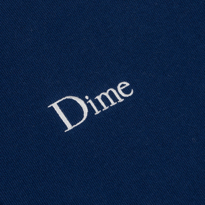Dime Classic Small Logo Crewneck - Midnight Navy