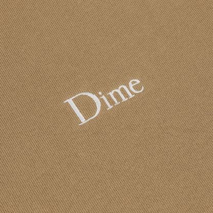 Dime Classic Small Logo Hoodie - Tan