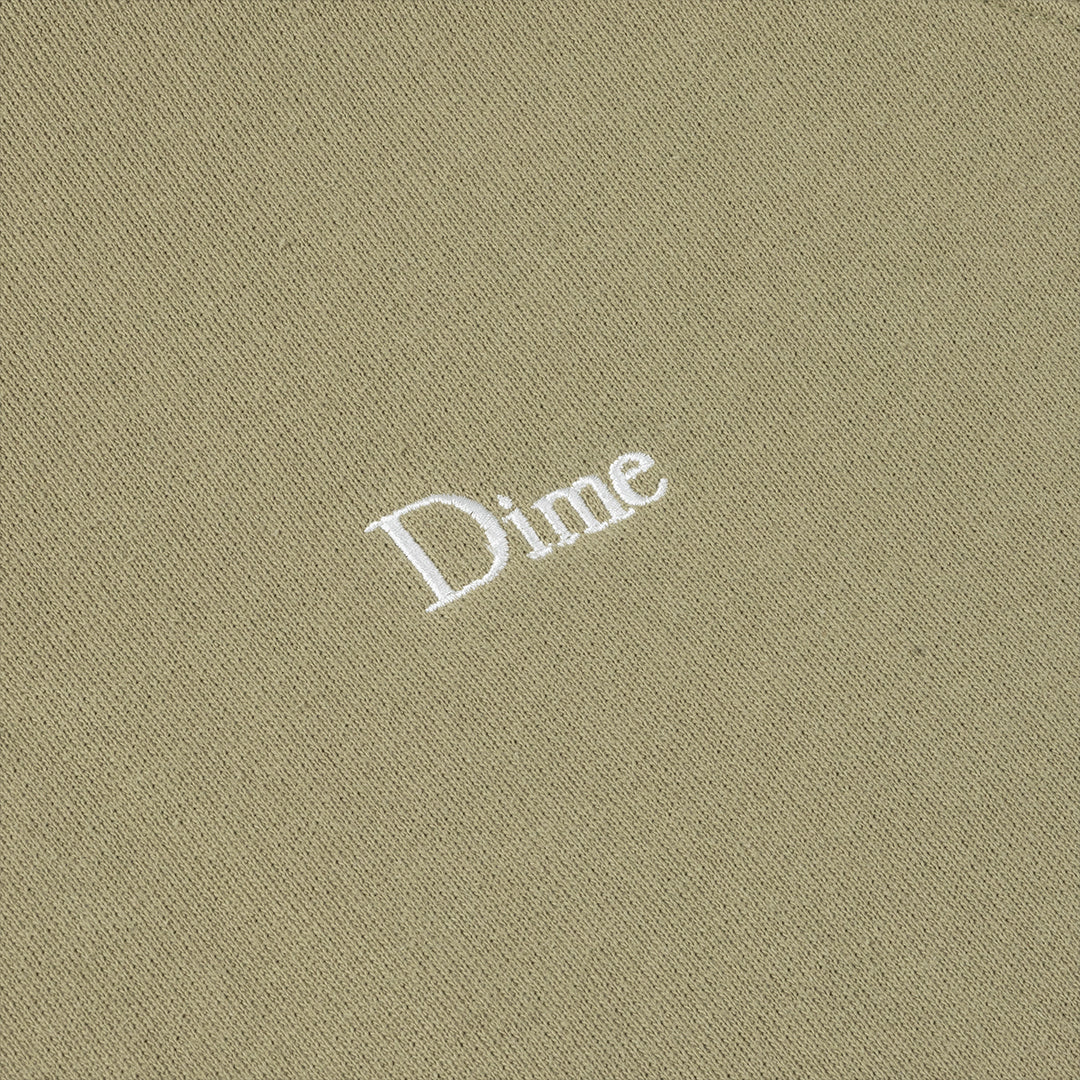 Dime Classic Small Logo Hoodie - Military Olive