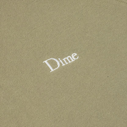 Dime Classic Small Logo Hoodie - Military Olive