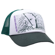 Load image into Gallery viewer, Frog R U Going With Me? Trucker Hat - Green