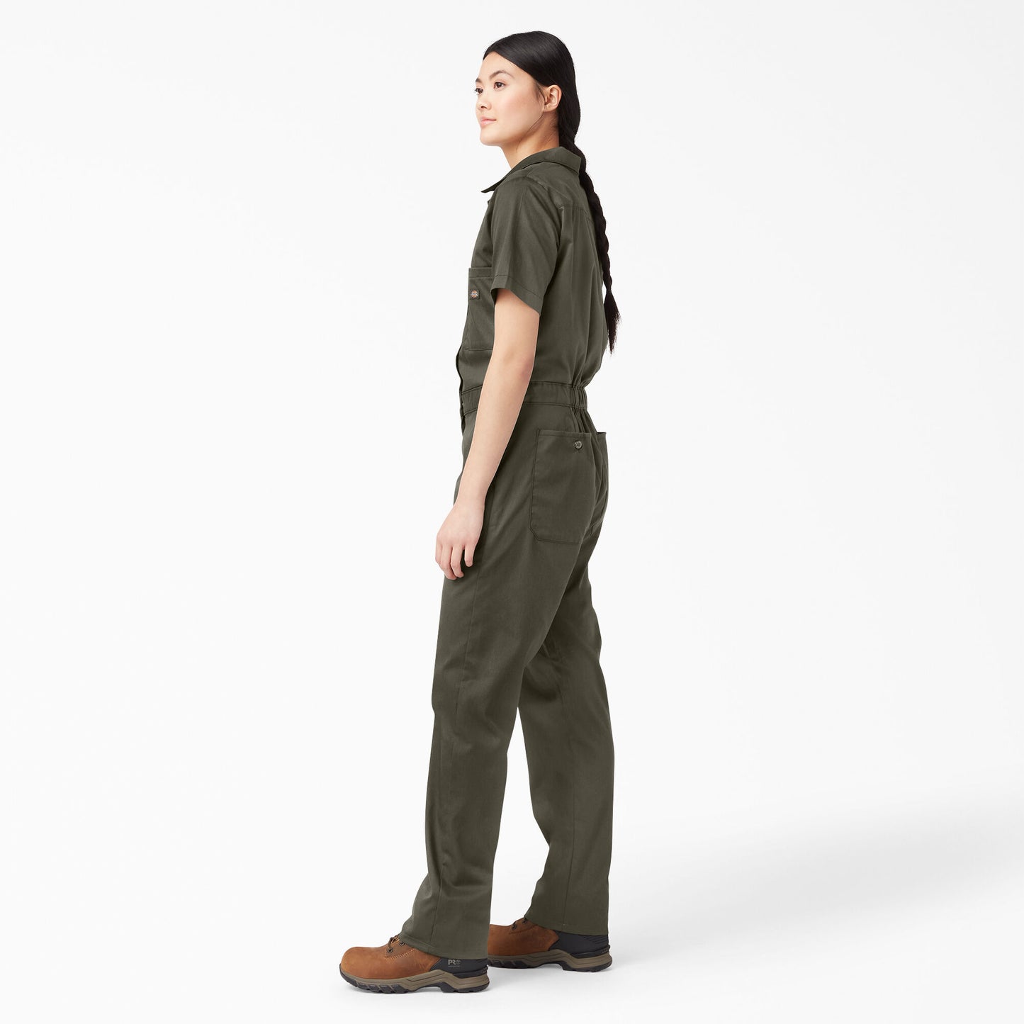 Dickies Women's Short Sleeve Coveralls - Moss Green