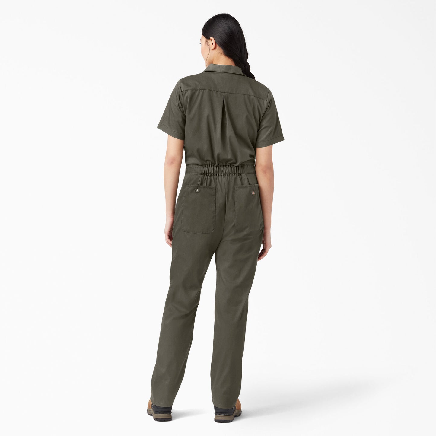 Dickies Women's Short Sleeve Coveralls - Moss Green