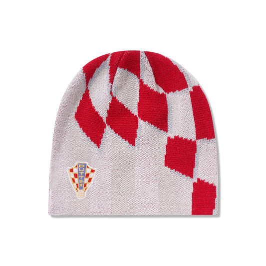 Butter Goods Flag Skully Beanie - White