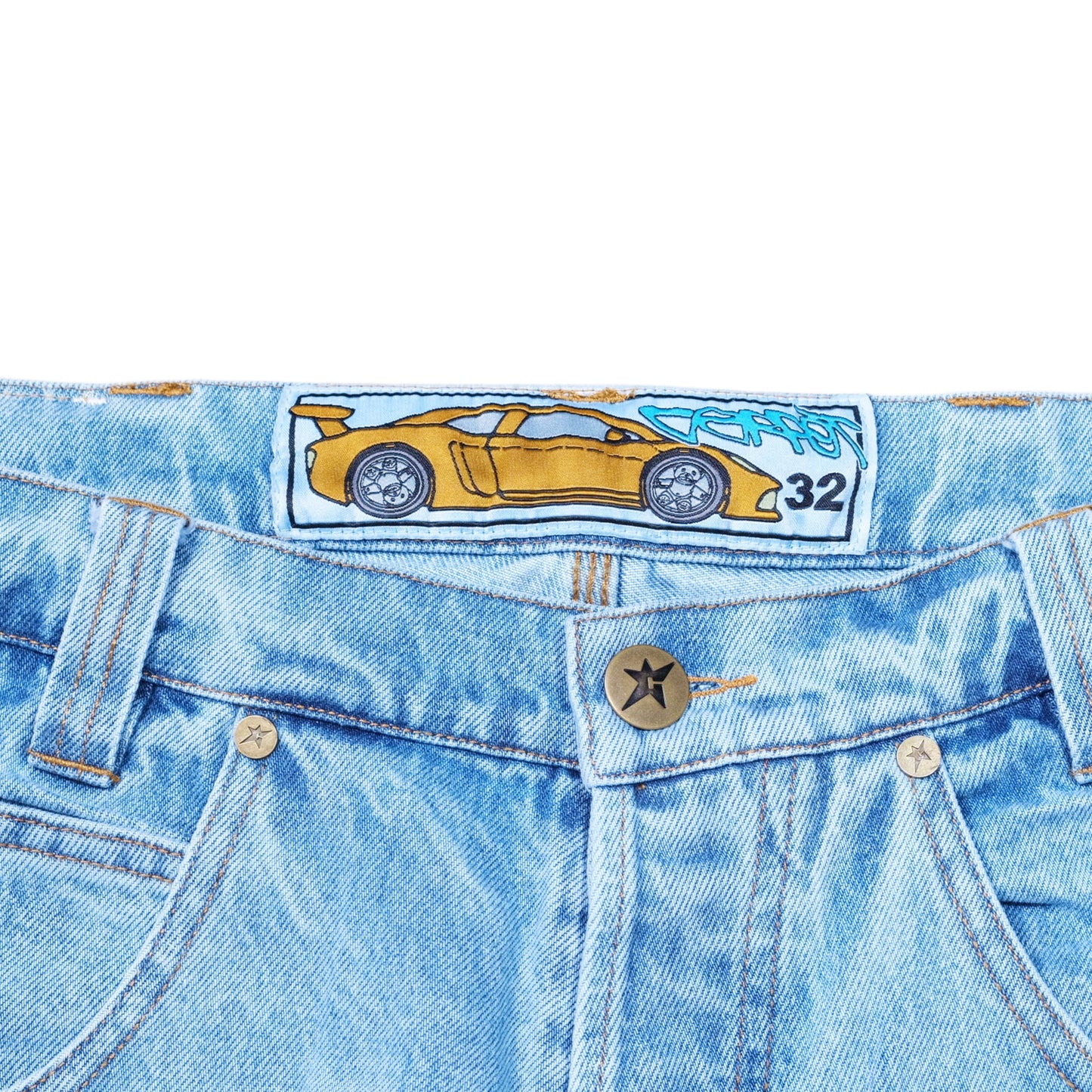Carpet Company C-Star Flag Jeans - Blue