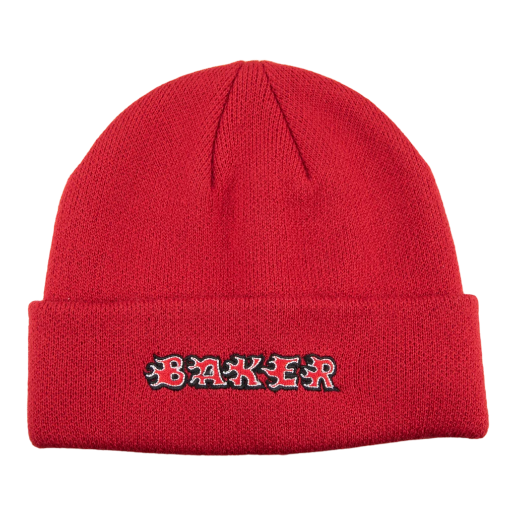 Baker Flames Beanie - Red