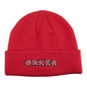 Baker Flames Beanie - Red