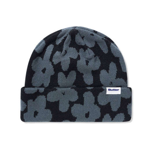 Butter Goods Floral Beanie - Black