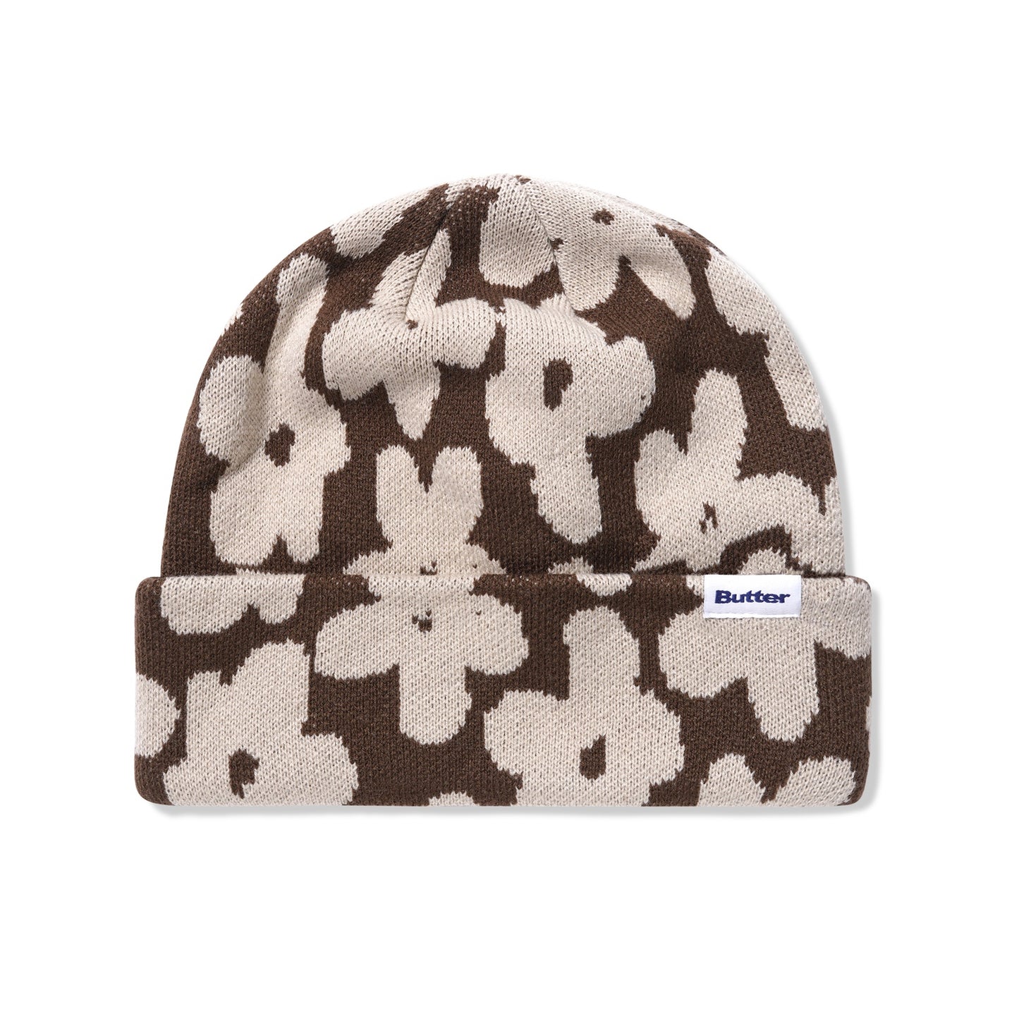 Butter Goods Floral Beanie - Brown