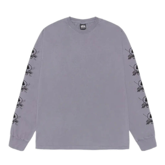 Stussy Foils Pigment Dyed Longsleeve - Shark