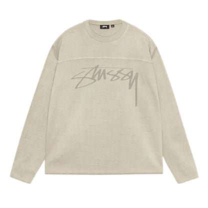 Stussy Football Crewneck Pigment Dyed - Sand