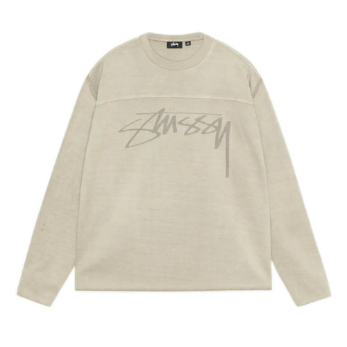 Stussy Football Crewneck Pigment Dyed - Sand