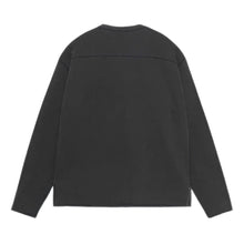 Load image into Gallery viewer, Stussy Football Crewneck Pigment Dyed - Washed Black