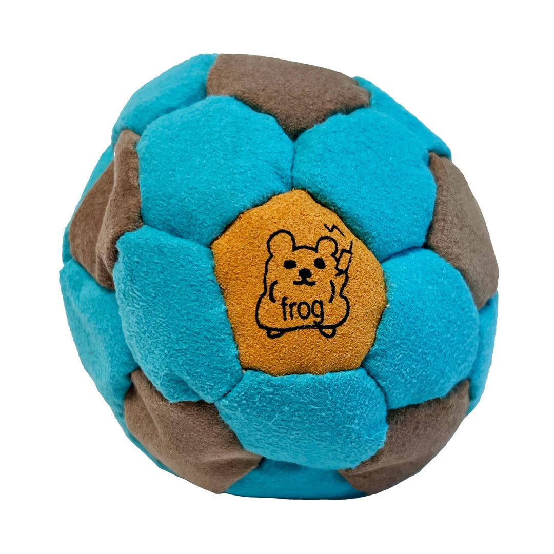 Frog Hacky Sack - Teal/Tan/Orange