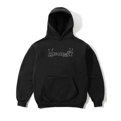 Butter Goods x Daniel Johnston Frog Logo Pullover Hood - Black