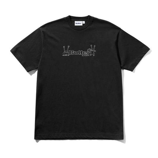 Butter Goods x Daniel Johnston Frog Logo Tee - Black