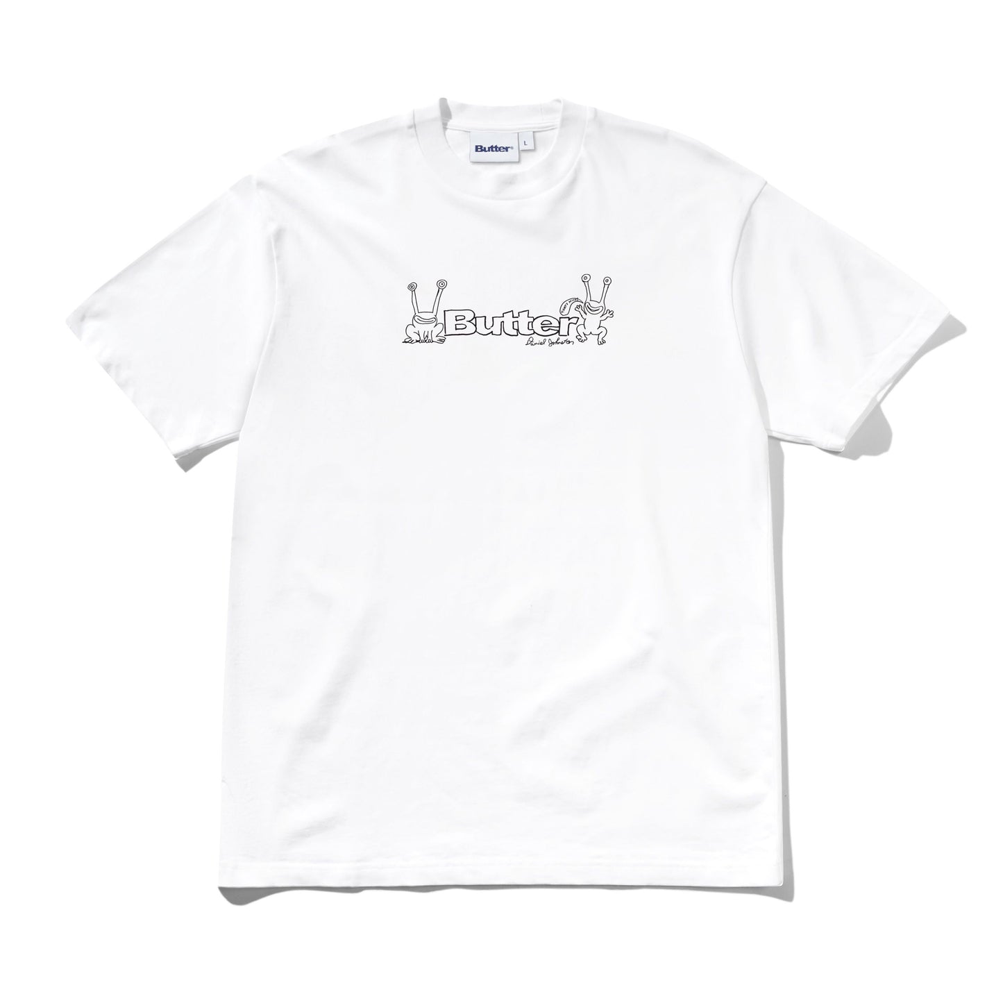 Butter Goods x Daniel Johnston Frog Logo Tee - White
