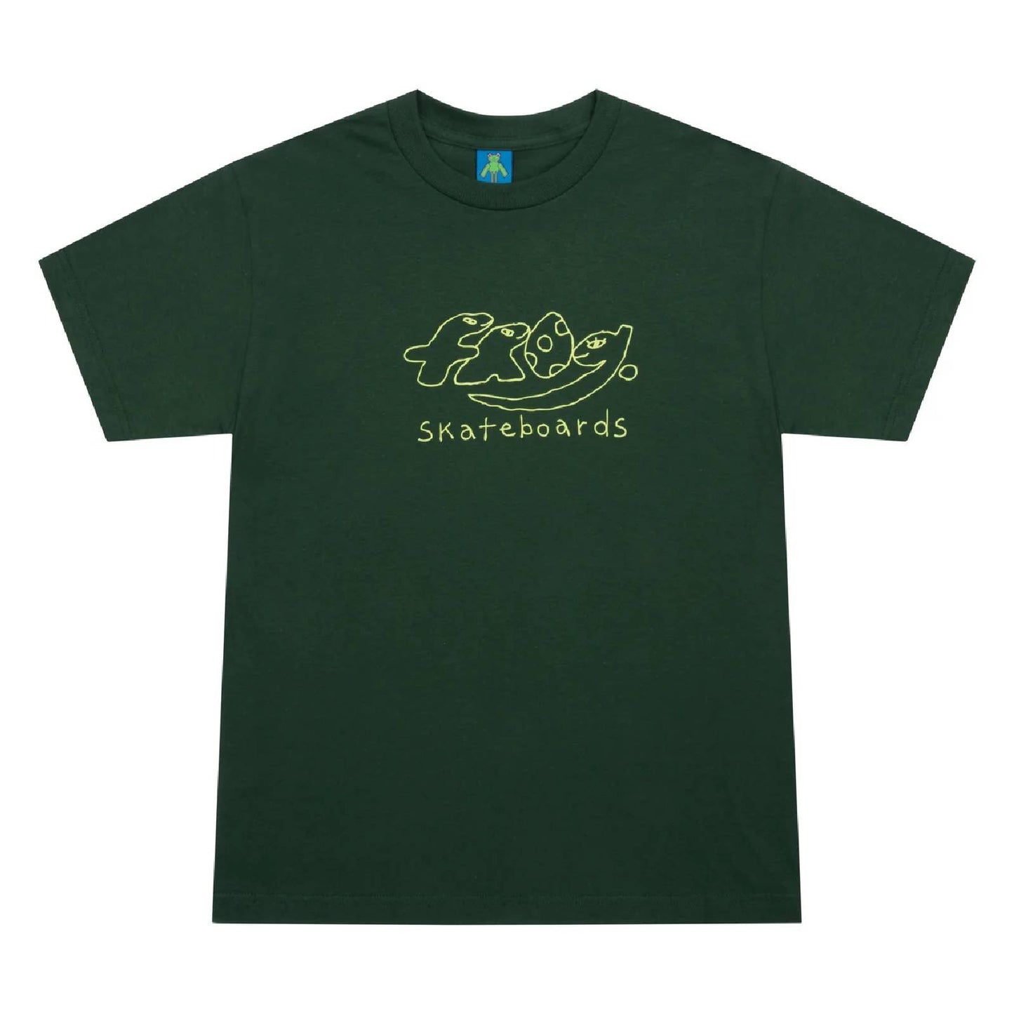 Frog Dino Logo Tee - Forest